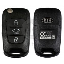 OEM Flip Key for Kia Cadenza 2012  Buttons:3 / Frequency:433MHz / Transponder: PCF 7936/ HITAG2/ ID46   / Part.No : 95430-3R600	