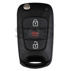 OEM Flip Key for Kia Soul 2012  Buttons:3 / Frequency:433MHz / Transponder:PCF 7936/ HITAG2/ ID46   / Part.No : 95430-2K330/95430-2K331