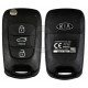 OEM Flip Key for Kia optima 2010  Buttons:3 / Frequency:433MHz / Transponder:PCF 7936/ HITAG2/ ID46   / Part.No : 95430-2G460
