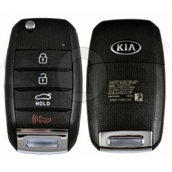OEM Flip Key for KIA RIO 2018 Buttons:4 / Frequency:433 MHz / Transponder: No Transponder   /  Part No: 95430-H9700	