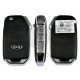 OEM Flip Key for Kia Cadenza 2020  / Buttons:3 / Frequency:433MHz / Transponder: TIRIS DST 80 / Part No: 95430-F6110	