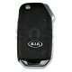 OEM Flip Key for Kia Cadenza 2020  / Buttons:3 / Frequency:433MHz / Transponder: TIRIS DST 80 / Part No: 95430-F6110	