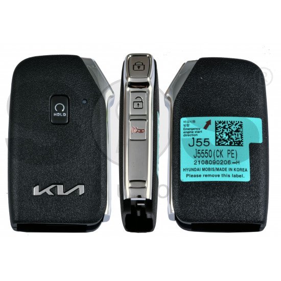 OEM Smart Key for Kia Stinger 2021  Buttons: 4/ Frequency:433MHz / Transponder: NCF29A/HITAG AES /  Part No:  95440-J5550	/  Keyless Go  / Automatic Start 