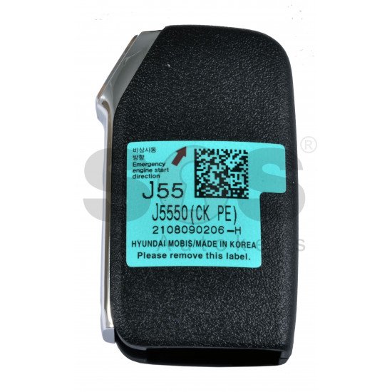 OEM Smart Key for Kia Stinger 2021 Buttons: 4/ Frequency:433MHz / Transponder: NCF29A/HITAG AES / Part No: 95440-J5550 / Keyless Go / Automatic Start OEM Smart Key for Kia Stinger 2021 Buttons: 4/ Frequency:433MHz / Transponder: NCF29A/HITAG AES / Part No: 95440-J5550 / Keyless Go / Automatic Start
