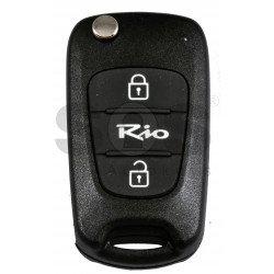 OEM Flip Key for Kia Rio 2007-2010  Buttons:3 / Frequency:433MHz / Transponder:No Transponder   / Part.No : 95430-1G750