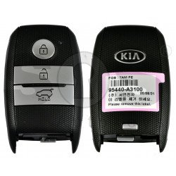OEM Smart Key for KIA REY 2018 Buttons:3 / Frequency: 433MHz / Transponder: TIRIS RF430 (8A) /  Part No:  95440-A3100 / Keyless GO  