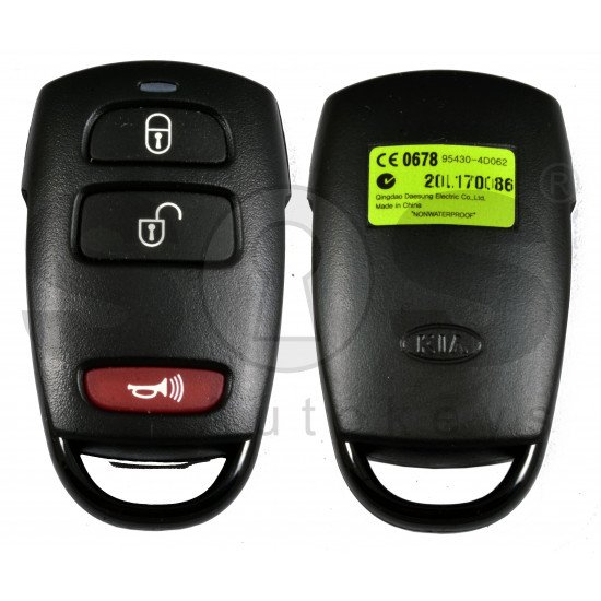 OEM Remote for  Kia Carnival 2008-2012  / Buttons:3 / Frequency:433MHz / Part No: 95430-4D062	