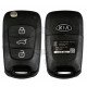 OEM Flip Key for Kia Sorento 2012  Buttons:3 / Frequency:433MHz / Transponder:No Transponder   / Part.No : 95430-2P510