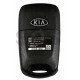 OEM Flip Key for Kia Sorento 2012  Buttons:3 / Frequency:433MHz / Transponder:No Transponder   / Part.No : 95430-2P510