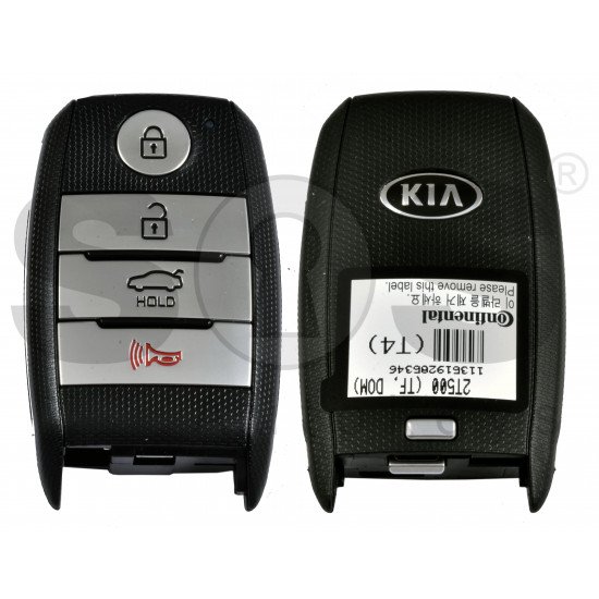 OEM Smart Key for KIA OPTIMA 2014 Buttons:4 / Frequency: 433MHz / Transponder: PCF7952/HITAG2 /  Part No:  95440-2T500 / 95440-4U000 / Keyless GO 