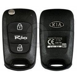 OEM Flip Key for Kia Rio 2007 Buttons:2 / Frequency:433MHz / Transponder:PCF 7936/ HITAG2/ ID46   / Part.No : 95430-1G760	