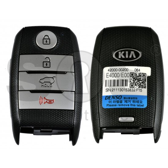 OEM Smart Key for KIA SOUL 2015 Buttons:4 / Frequency: 433MHz / Transponder: TIRIS RF430 (8A) /  Part No:  95440-E4000	 / Keyless GO 