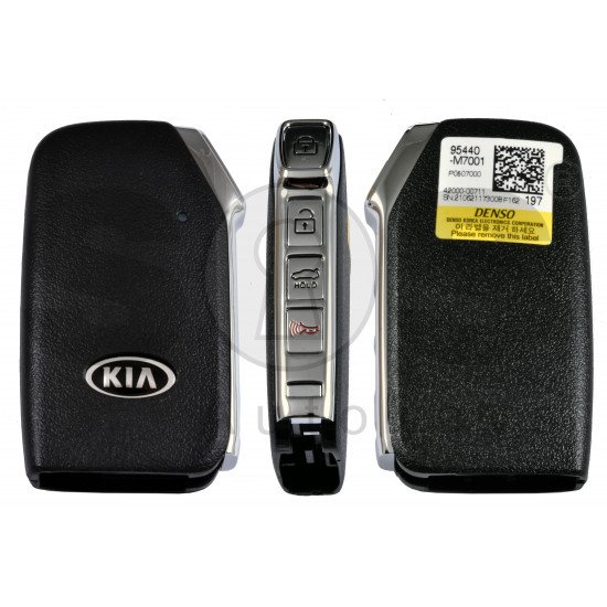 OEM Smart Key for Kia Forte 2019  Buttons: 4/ Frequency:433MHz / Transponder: TIRIS RF430 (8A) /  Part No:  95440-M7000/95440-7001/  Keyless Go  