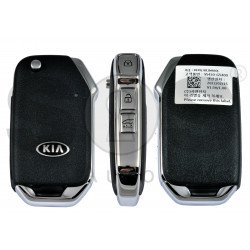 OEM Flip Key for Kia Niro 2020  / Buttons:3 / Frequency:433MHz / Transponder: TIRIS DST 80 / Part No: 95430-G5400	