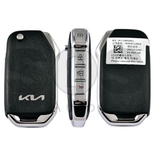 OEM Flip Key for Kia K5 2021  / Buttons:3+1 / Frequency:433MHz / Transponder: NO transponder / Part No: 95430-L2010	