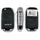 OEM Flip Key for Kia K5 2021  / Buttons:3+1 / Frequency:433MHz / Transponder: NO transponder / Part No: 95430-L2010	