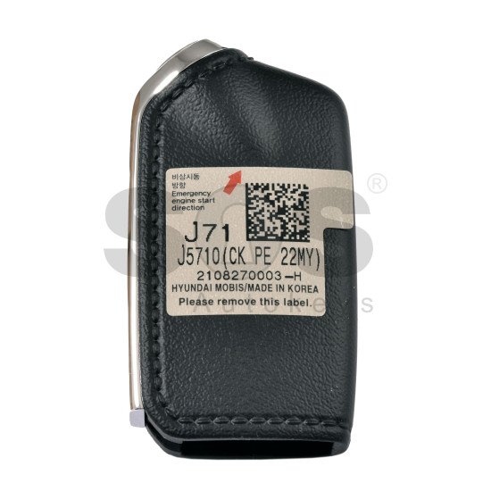OEM Smart Key for Kia Stinger 2022 Buttons: 4 / Frequency:433MHz / Transponder:NCF29A/HITAG AES / Part No: 95440-J5710 / Keyless Go OEM Smart Key for Kia Stinger 2022 Buttons: 4 / Frequency:433MHz / Transponder:NCF29A/HITAG AES / Part No: 95440-J5710 / Keyless Go