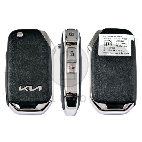 OEM Flip Key for Kia Sportage 2022  / Buttons:2+1 / Frequency:433MHz / Transponder: PCF7939/HITAG AES / Part No:   95430-R0000