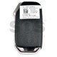 OEM Flip Key for Kia SORENTO 2021  / Buttons:3 / Frequency:433MHz / Transponder: PCF7939/HITAG AES / Part No: 95430-R5100	