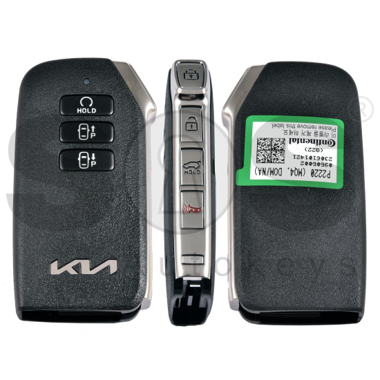 OEM Smart Key for Kia  Sorento 2023  Buttons: 7/ Frequency:433MHz / Transponder: NCF29A/HITAG AES /  Part No:  95440-P2220	/  Keyless Go  / Automatic Start 
