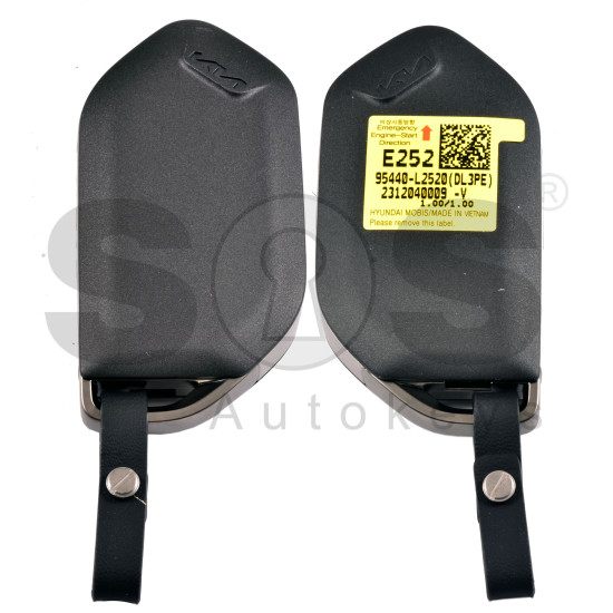 OEM Smart Key for KIA K5 2024  Buttons:6+1/ Frequency:433MHz / Transponder:  HITAG 128-bits AES ID4A NCF29A1M /  Part No:  95440-L2520		/ Keyless Go /   Automatic Start 