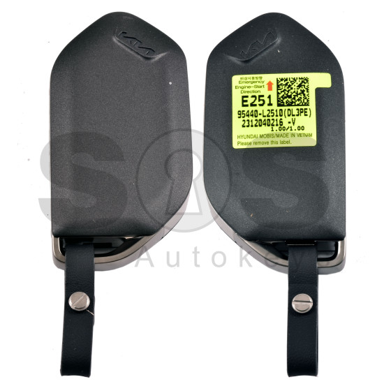 OEM Smart Key for KIA K5  Buttons:5/ Frequency:433MHz / Transponder:  HITAG 128-bits AES ID4A NCF29A1M /  Part No:  95440-L2510			/ Keyless Go /   