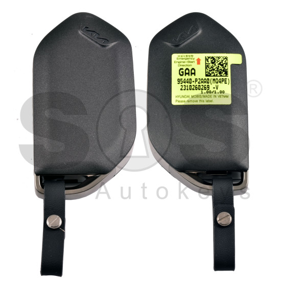 OEM Smart Key for KIA SORENTO HYBRID  Buttons:5/ Frequency:433MHz / Transponder:  HITAG 128-bits AES ID4A NCF29A1M /  Part No:  95440-P2AA0		/ Keyless Go /   