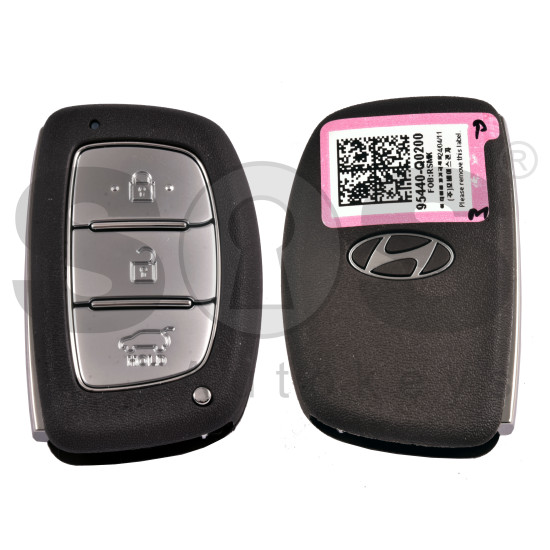 OEM Smart Key for Hyundai I20 2024+ Buttons:3 / Frequency: 433MHz / Transponder: ATMEL 6A / Part No: 95440-Q0200/ Keyless Go / OEM Smart Key for Hyundai I20 2024+ Buttons:3 / Frequency: 433MHz / Transponder: ATMEL 6A / Part No: 95440-Q0200/ Keyless Go /