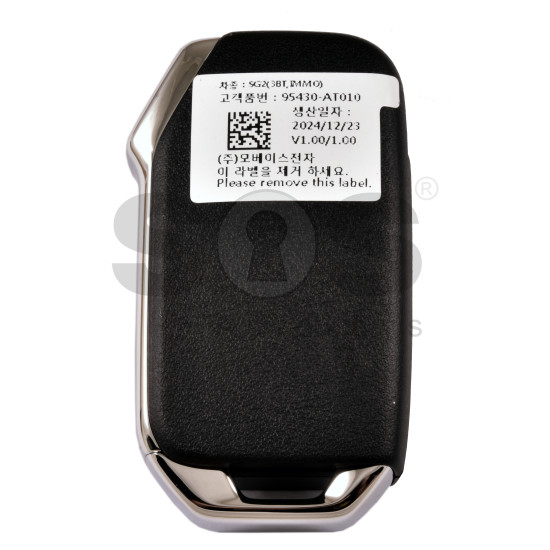 OEM Flip Key for Kia NIRO 2024 / Buttons:3 / Frequency:433MHz / Transponder: TIRIS RF30 (8A) / Part No: 95430-AT010 OEM Flip Key for Kia NIRO 2024 / Buttons:3 / Frequency:433MHz / Transponder: TIRIS RF30 (8A) / Part No: 95430-AT010