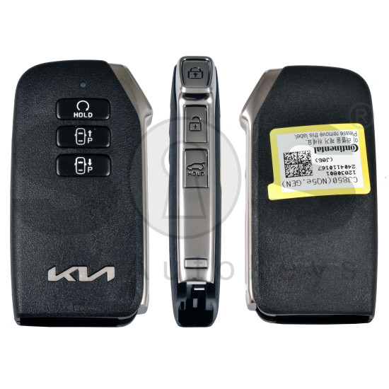 OEM Smart Key for Kia SPORTAGE HYBRID 2023 Buttons: 6 / Frequency:433MHz / Transponder: NCF29A/HITAG AES / Part No: 95440-CJ850 / Keyless Go / Automatic Start OEM Smart Key for Kia SPORTAGE HYBRID 2023 Buttons: 6 / Frequency:433MHz / Transponder: NCF29A/HITAG AES / Part No: 95440-CJ850 / Keyless Go / Automatic Start