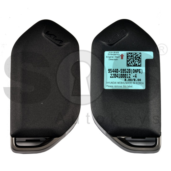 OEM Smart Key for KIA    Buttons:4 / Frequency:433MHz / Transponder: NCF29A/HITAG AES /  Part No: 95440-S9520	/ Keyless Go /   Automatic Start 