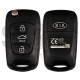 OEM Flip Key for KIA  Rio Buttons:3/ Frequency:433MHz / Tranponder : PCF7936/HITAG 2 /    Part No : 95430-4X200/4X300