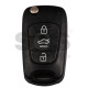 OEM Flip Key for KIA  Rio Buttons:3/ Frequency:433MHz / Tranponder : PCF7936/HITAG 2 /    Part No : 95430-4X200/4X300