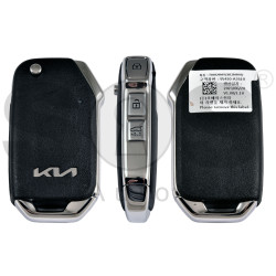 OEM Flip Key for Kia  RAI   / Buttons: 3 / Frequency:433MHz / Transponder: TIRIS RF430 (8A) / Part No: 95430-A3610