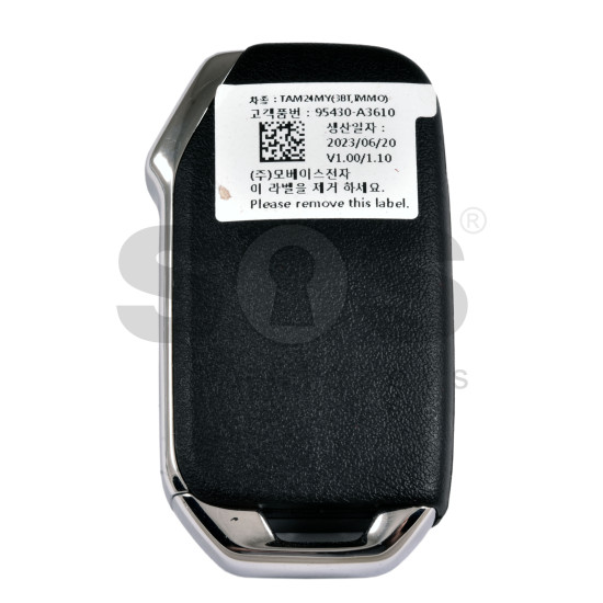 OEM Flip Key for Kia RAI / Buttons: 3 / Frequency:433MHz / Transponder: TIRIS RF430 (8A) / Part No: 95430-A3610 OEM Flip Key for Kia RAI / Buttons: 3 / Frequency:433MHz / Transponder: TIRIS RF430 (8A) / Part No: 95430-A3610