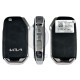 OEM Flip Key for Kia RAI / Buttons: 3 / Frequency:433MHz / Transponder: No Transponder / Part No: 95430-A3600 OEM Flip Key for Kia RAI / Buttons: 3 / Frequency:433MHz / Transponder: No Transponder / Part No: 95430-A3600