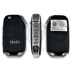 OEM Flip Key for Kia  FORTE  2019+   / Buttons: 4 / Frequency:433MHz / Transponder: TIRIS RF430 (8A) / Part No: 95430-M6100