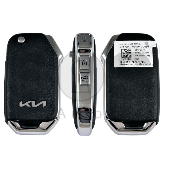 OEM Flip Key for Kia / Buttons: 3 / Frequency:433MHz / Transponder: PCF7939/HITAG AES / Part No: 95430-GG010 OEM Flip Key for Kia / Buttons: 3 / Frequency:433MHz / Transponder: PCF7939/HITAG AES / Part No: 95430-GG010