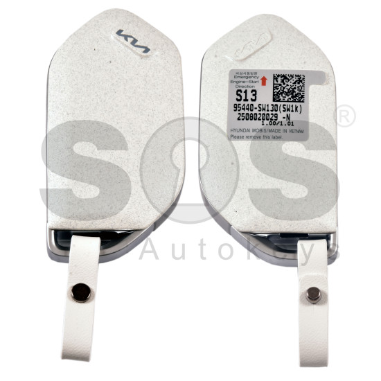 OEM Smart Key for KIA PV5 2026+ Buttons:4/ Frequency:433MHz / Transponder: NCF29A/HITAG AES / Part No: 95440-SW130 / Keyless Go / Automatic Start OEM Smart Key for KIA PV5 2026+ Buttons:4/ Frequency:433MHz / Transponder: NCF29A/HITAG AES / Part No: 95440-SW130 / Keyless Go / Automatic Start