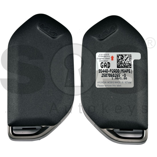 OEM Smart Key for KIA  SORENTO HYBRID 2024+  Buttons:7 / Frequency:433MHz / Transponder: NCF29A/HITAG AES /  Part No:95440-P2AD0 / Keyless Go /   Automatic Start 