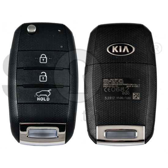 OEM  Flip Key for Kia SORENTO 2017+  Buttons:3 / Frequency:433MHz / Transponder: No Transponder / Part No : 954430-C5201