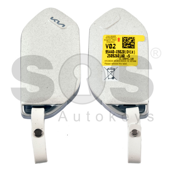 OEM Smart Key for KIA  EV5 2026  Buttons:7/ Frequency:433MHz / Transponder: NCF29A/HITAG AES  /  Part No:  95440-X9020 / Keyless Go /   Automatic Start 