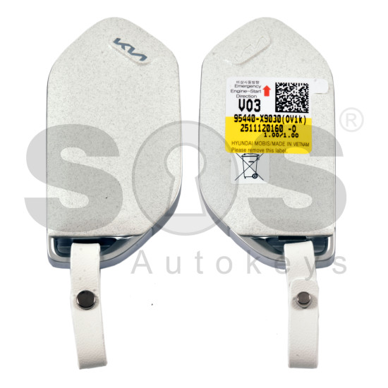 OEM Smart Key for KIA  EV5 2026  Buttons:7/ Frequency:433MHz / Transponder: NCF29A/HITAG AES  /  Part No: 95440-X9030 / Keyless Go /   Automatic Start 