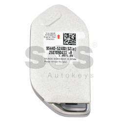 OEM Smart Key for KIA EV4 2026  Buttons:4/ Frequency:433MHz / Transponder: NCF29A/HITAG AES  /  Part No: 95440-SZ400 / Keyless Go /   Automatic Start 