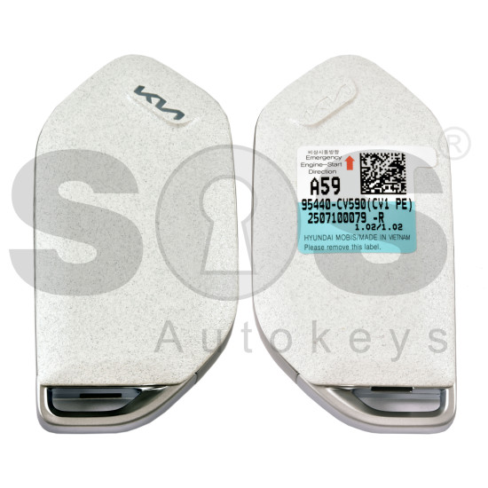 OEM Smart Key for KIA EV6 2025  Buttons:6/ Frequency:433MHz / Transponder: NCF29A/HITAG AES  /  Part No: 95440-CV590 /  Keyless Go /   Automatic Start 