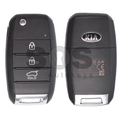OEM Flip Key for Kia Sportage 2016+ Buttons:3 / Frequency:433 MHz / Transponder:4D60 80-Bit/Tiris DST80 / Blade signature:HY22 / Immobiliser System:Immobiliser Box/ Part No:95430 D9200 (TP)/RKE-4F26/54816 V10 0321
