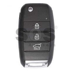 OEM Flip Key for Kia Sportage 2016+ Buttons:3 / Frequency:433 MHz / Transponder:4D60 80-Bit/Tiris DST80 / Blade signature:HY22 / Immobiliser System:Immobiliser Box/ Part No:95430 D9200 (TP)/RKE-4F26/54816 V10 0321