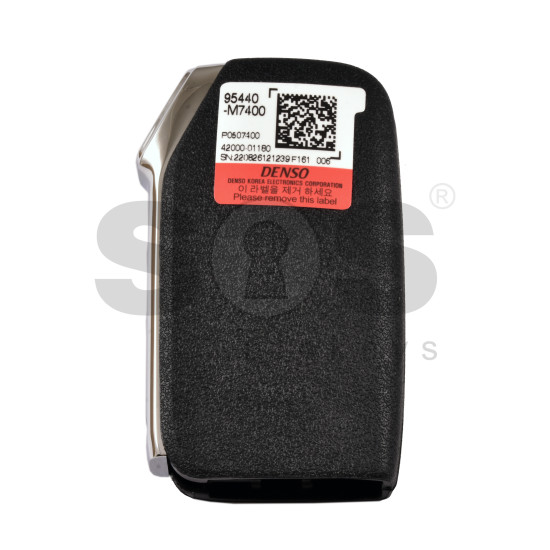 OEM Smart Key for Kia CERATO 2023 Buttons: 3/ Frequency:433MHz / Transponder: NCF29A/HITAG AES / Part No: 95440-M7400 / Keyless Go / Automatic start OEM Smart Key for Kia CERATO 2023 Buttons: 3/ Frequency:433MHz / Transponder: NCF29A/HITAG AES / Part No: 95440-M7400 / Keyless Go / Automatic start