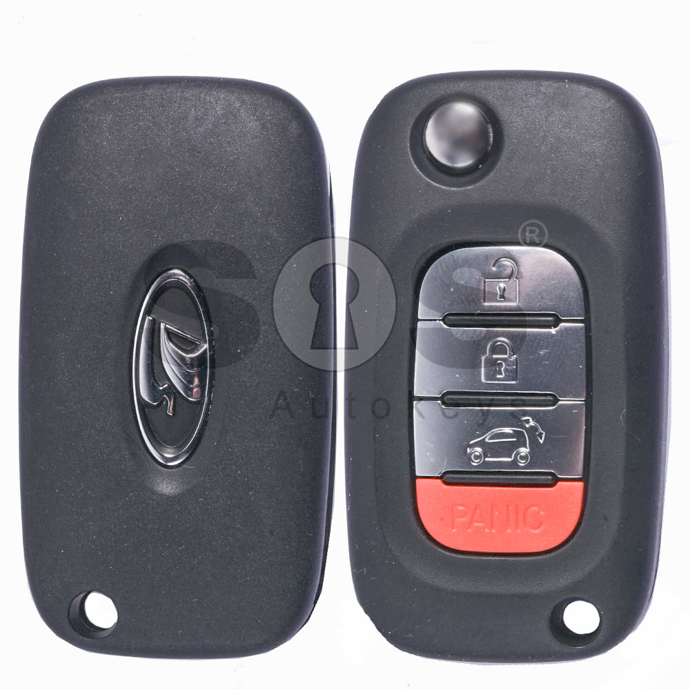 OEM Flip Key for Lada Buttons:3+1 / Frequency:434MHz / Transponder:PCF ...
