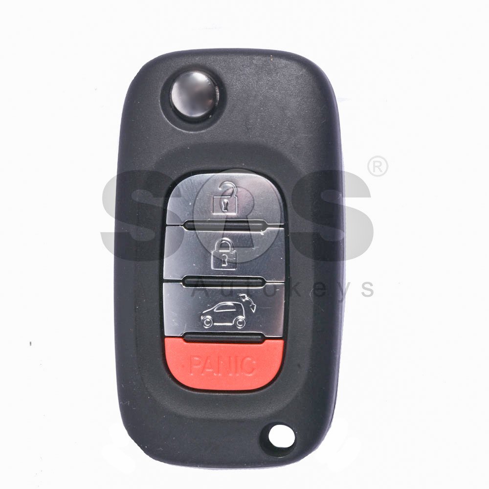 OEM Flip Key for Lada Buttons:3+1 / Frequency:434MHz / Transponder:PCF ...